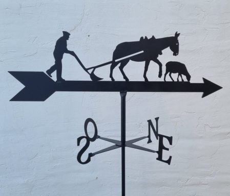 Veleta Arando con mulo y oveja